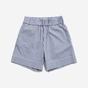Everlane The Easy Short - Blue Stripes